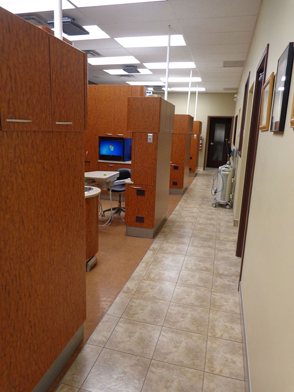 Clinical hallway at Encino Center for Sleep and TMJ Disorders
