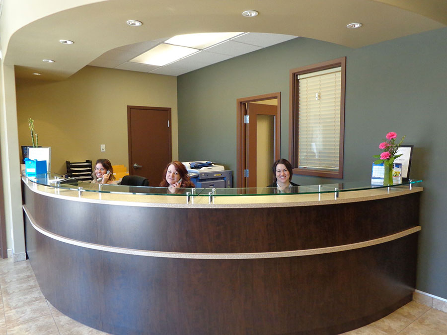 Reception area at Encino Center for Sleep and TMJ Disorders